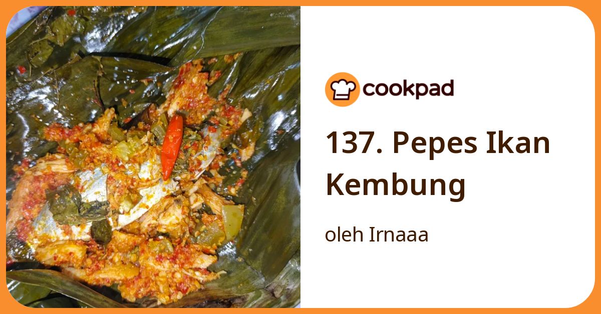 137. Pepes Ikan Kembung