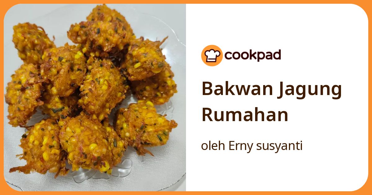 Bakwan Jagung Rumahan