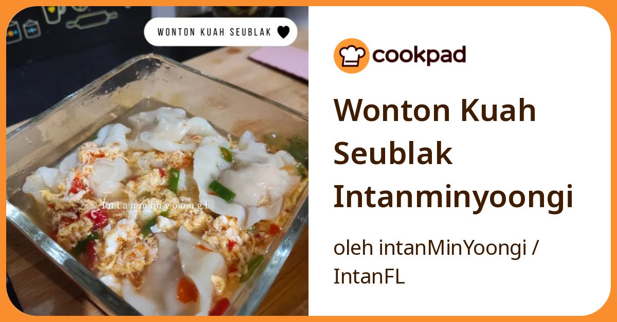 Wonton Kuah Seublak Intanminyoongi