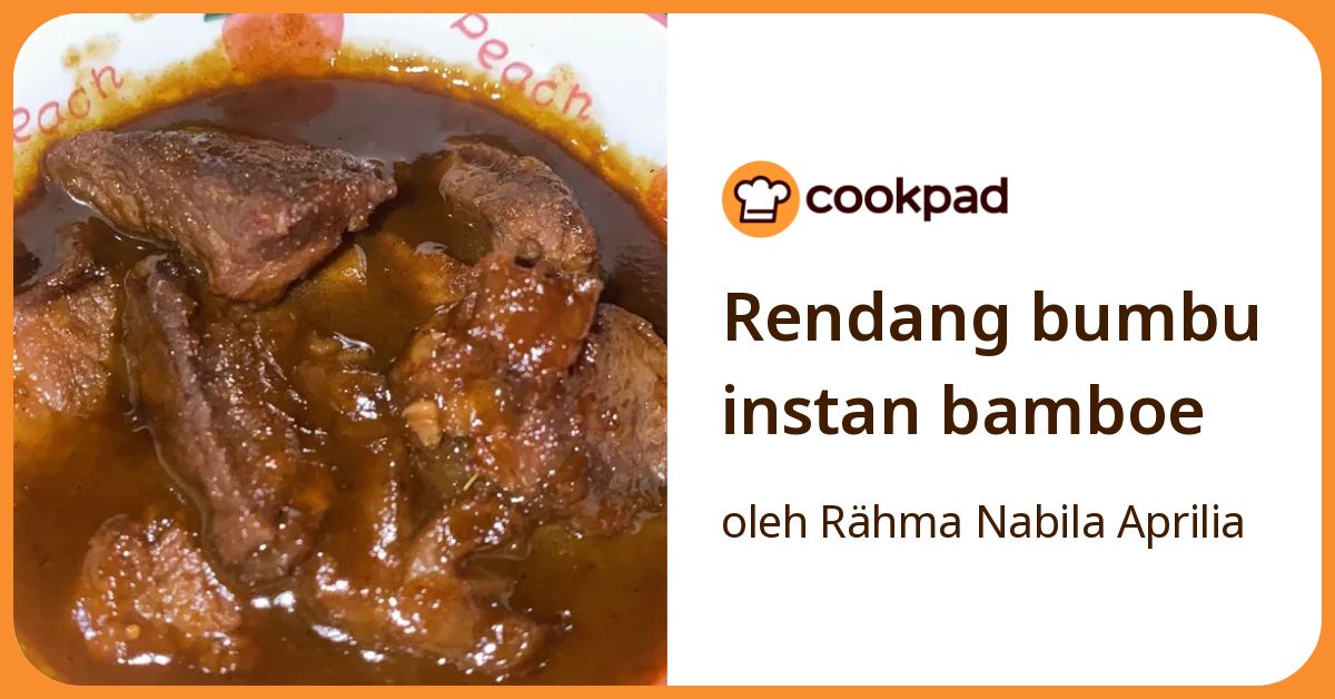 Rendang bumbu instan bamboe