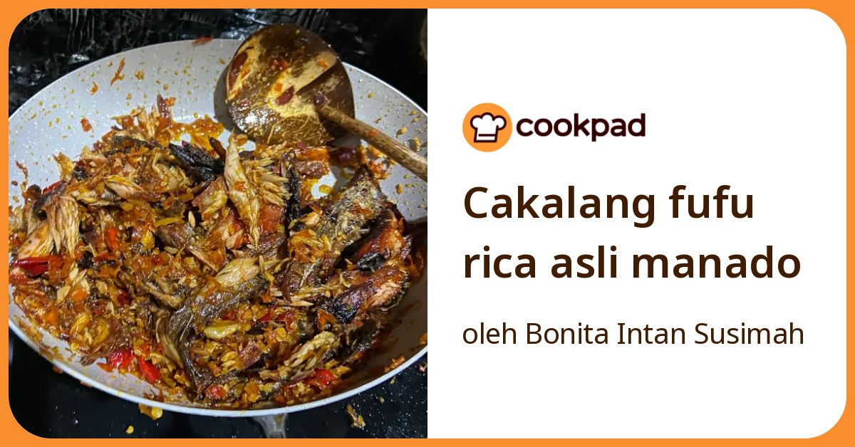 Cakalang fufu rica asli manado