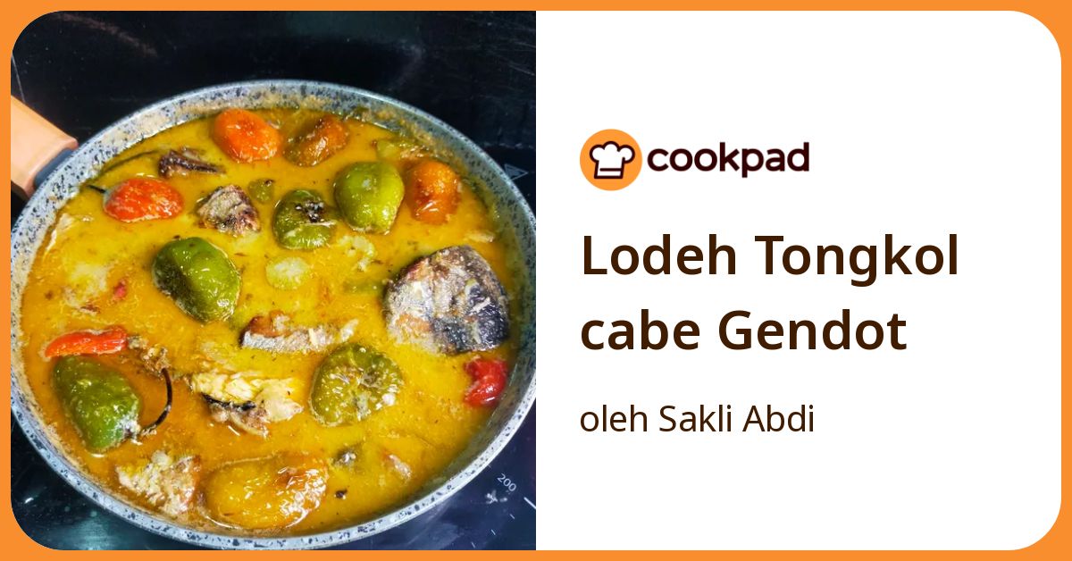 Lodeh Tongkol cabe Gendot
