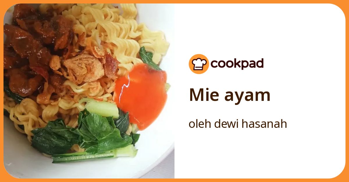 Mie ayam