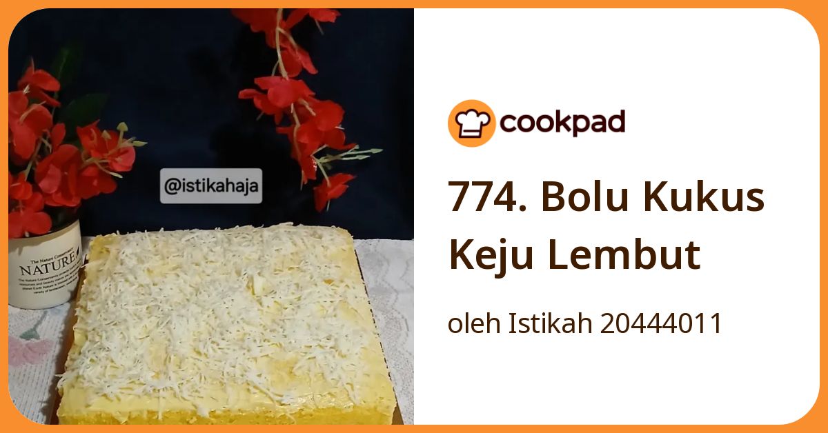 774. Bolu Kukus Keju Lembut