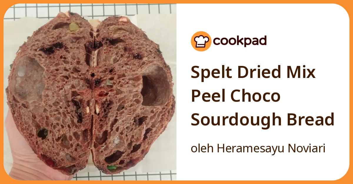 Spelt Dried Mix Peel Choco Sourdough Bread