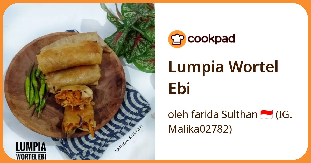 Lumpia Wortel Ebi