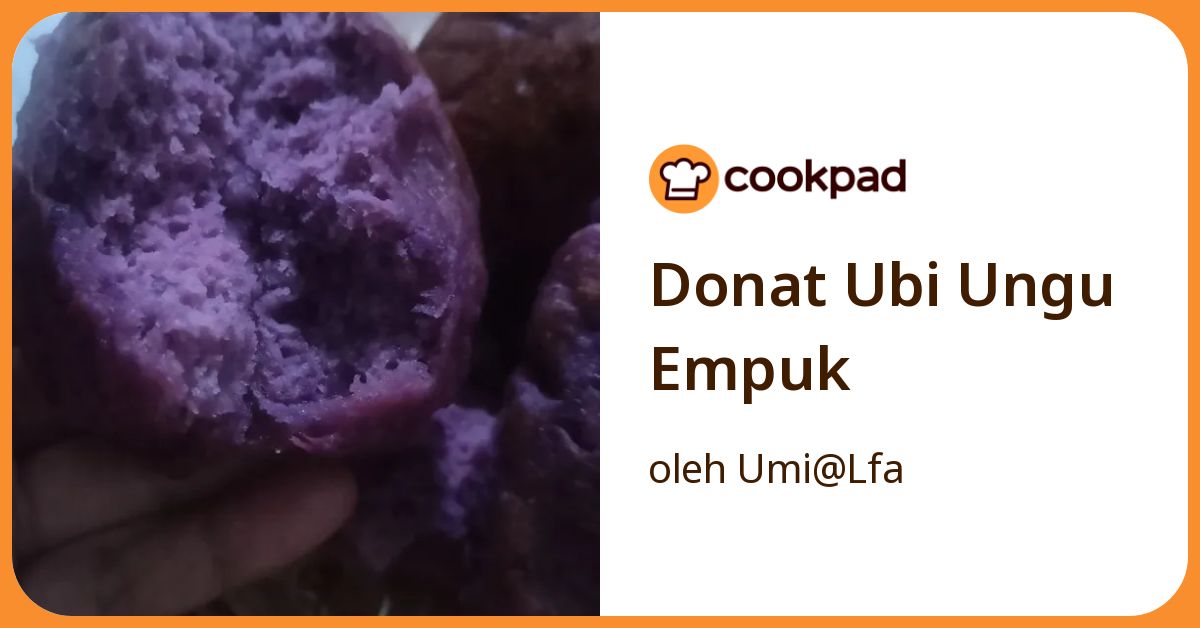 Donat Ubi Ungu Empuk