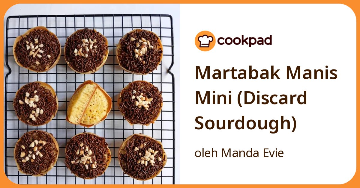 Martabak Manis Mini (Discard Sourdough)