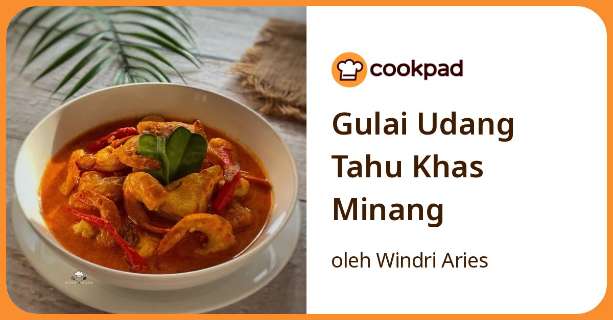 Gulai Udang Tahu Khas Minang
