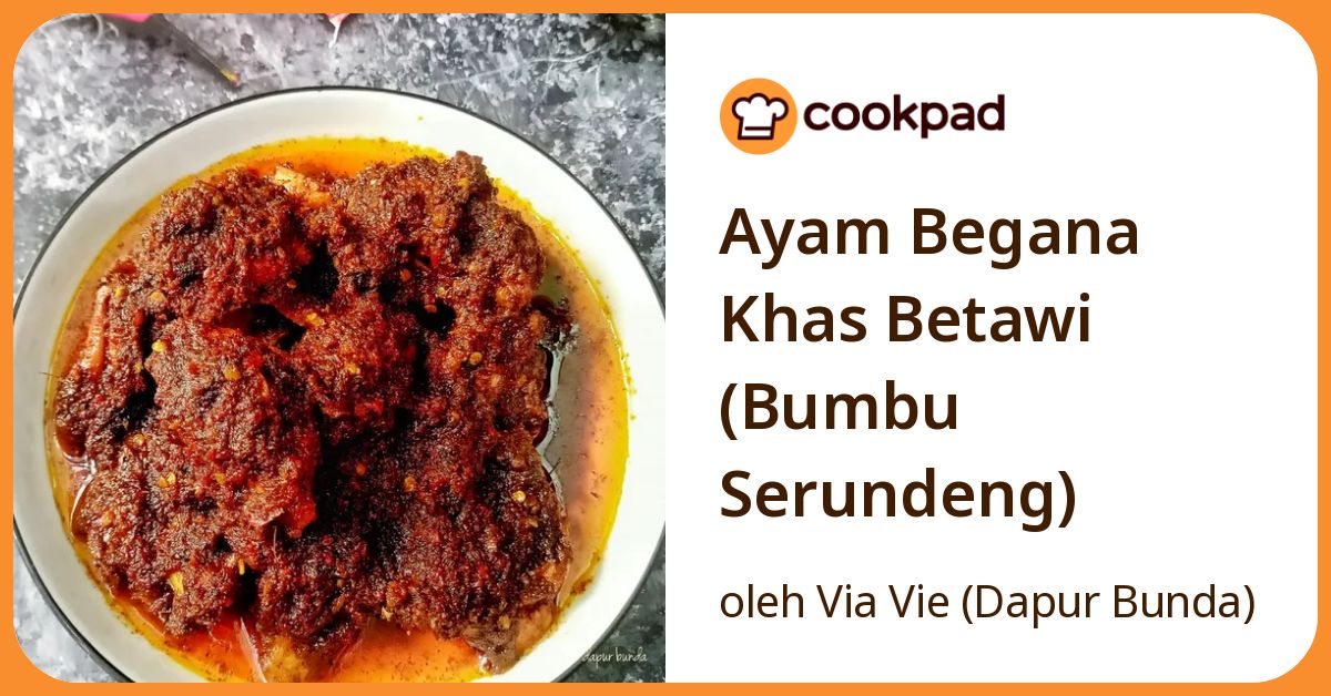 Ayam Begana Khas Betawi (Bumbu Serundeng)
