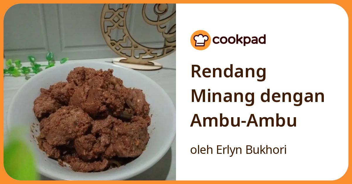 Rendang Minang dengan Ambu-Ambu