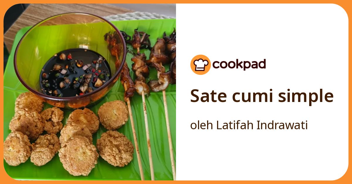 Sate cumi simple