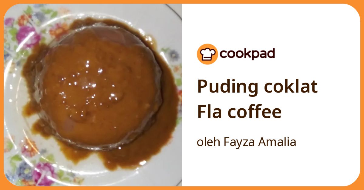 Puding coklat Fla coffee