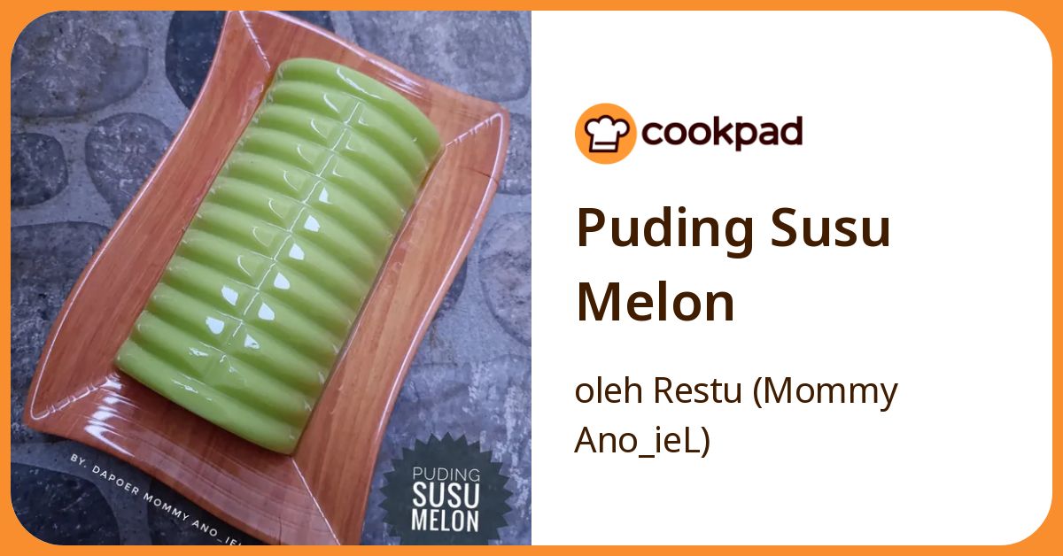 Puding Susu Melon