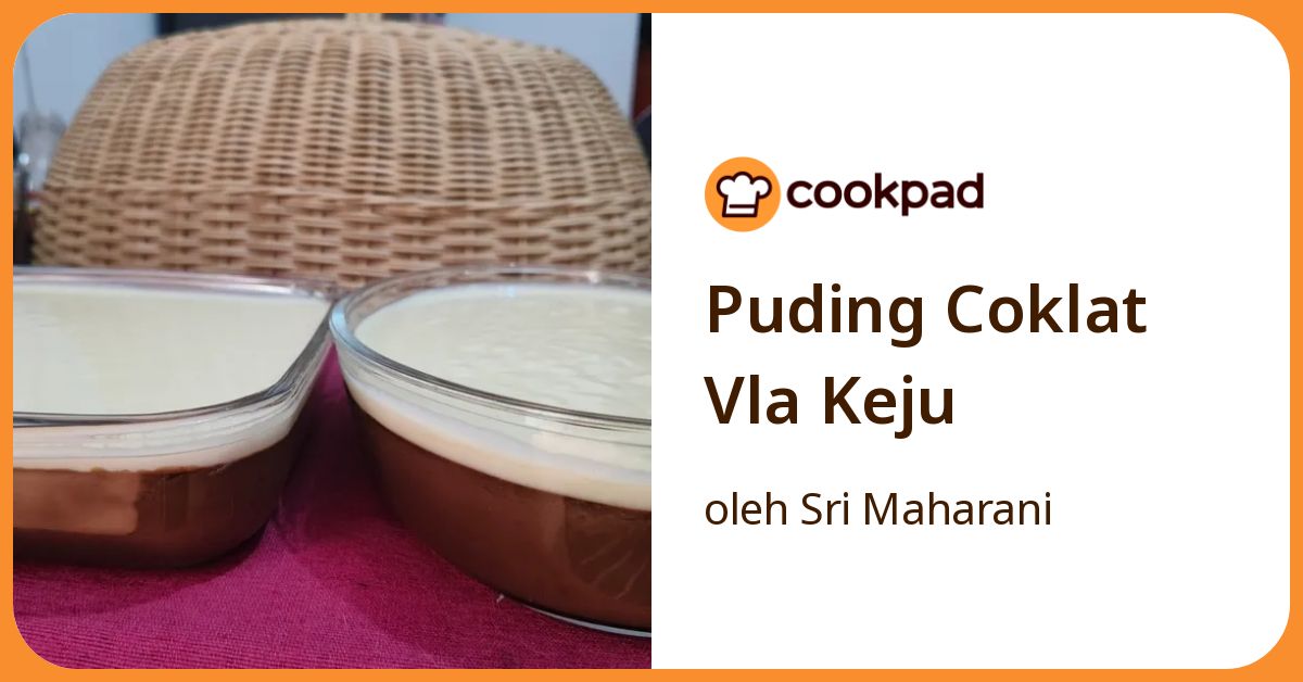 Puding Coklat Vla Keju