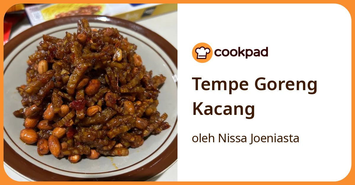 Tempe Goreng Kacang