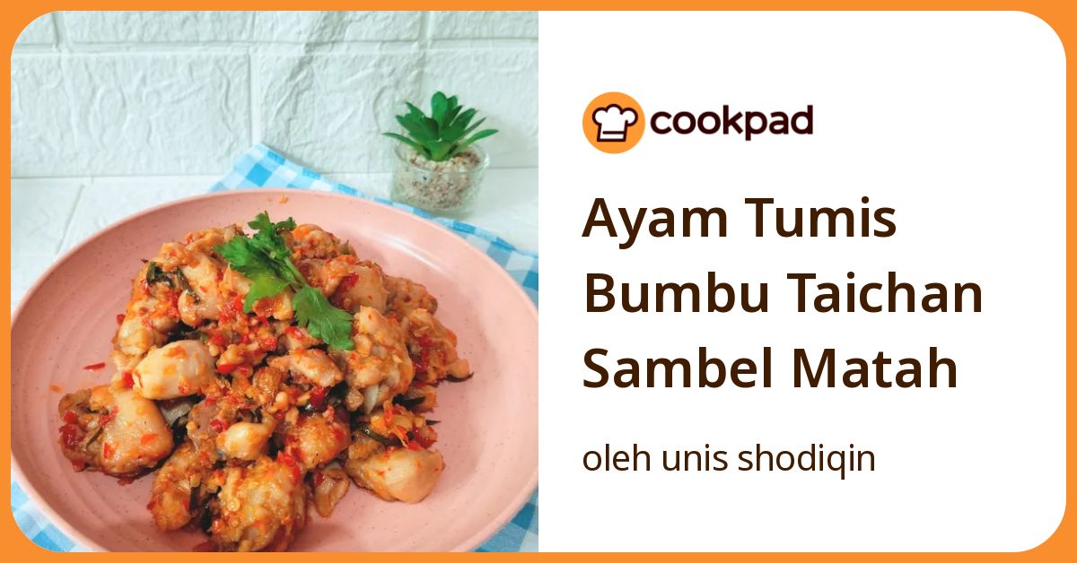 Ayam Tumis Bumbu Taichan Sambel Matah