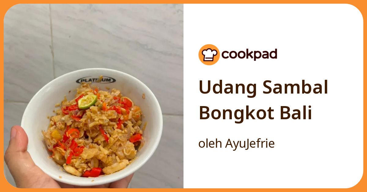 Udang Sambal Bongkot Bali