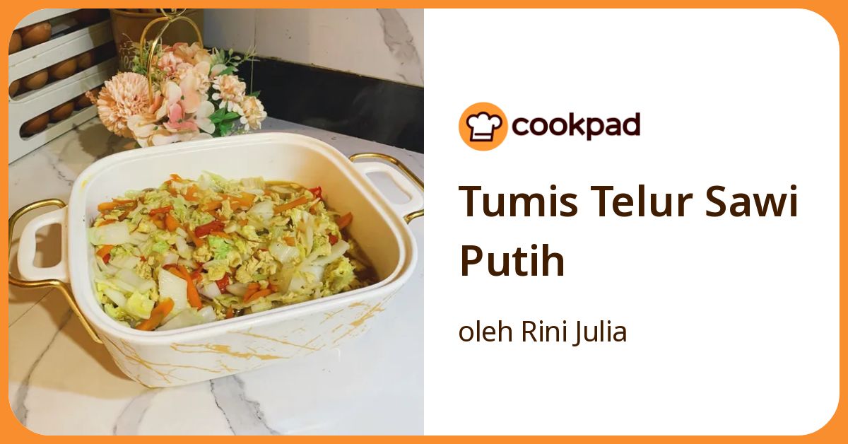Tumis Telur Sawi Putih