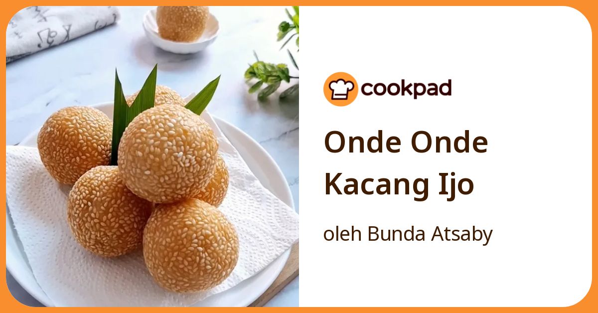 Onde Onde Kacang Ijo