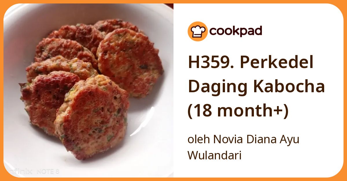 H359. Perkedel Daging Kabocha (18 month+)