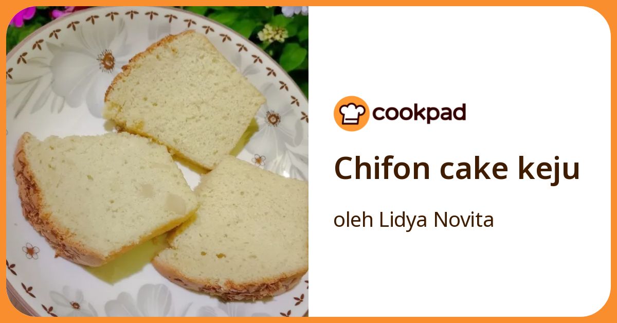 Chifon cake keju