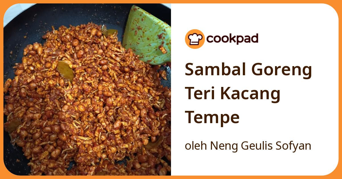 Sambal Goreng Teri Kacang Tempe