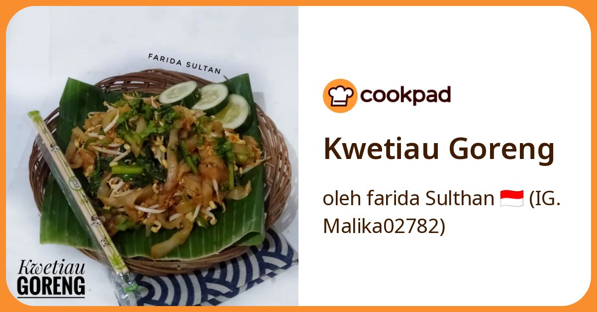 Kwetiau Goreng