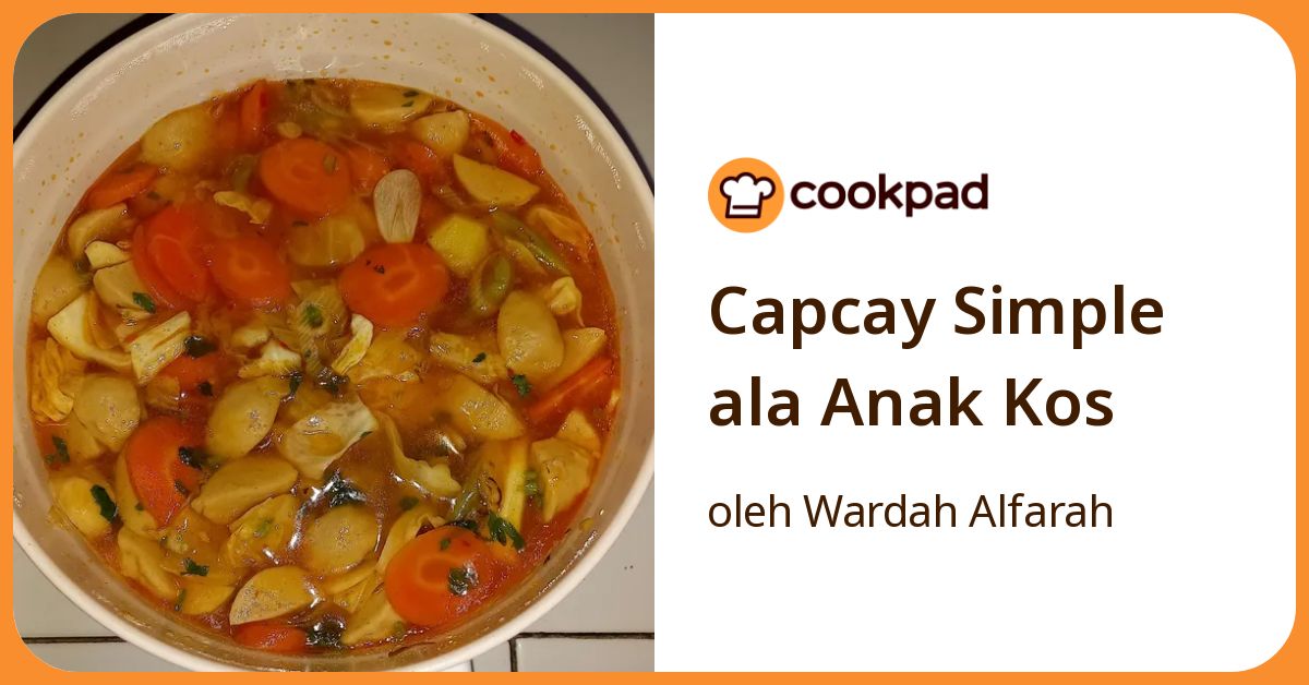 Capcay Simple ala Anak Kos