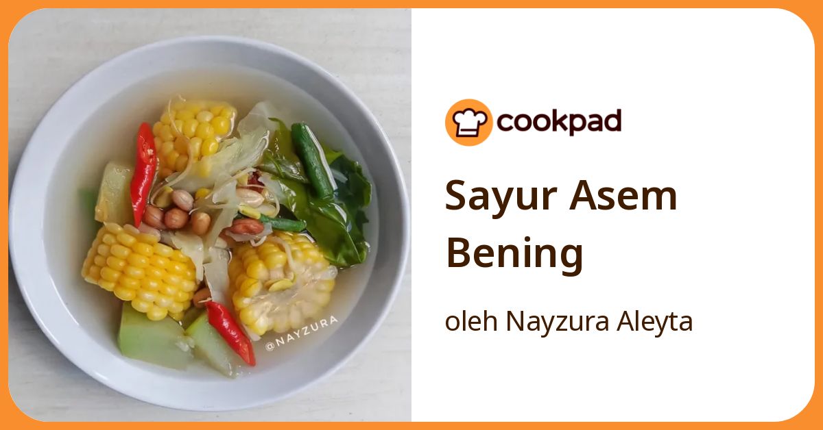 Sayur Asem Bening