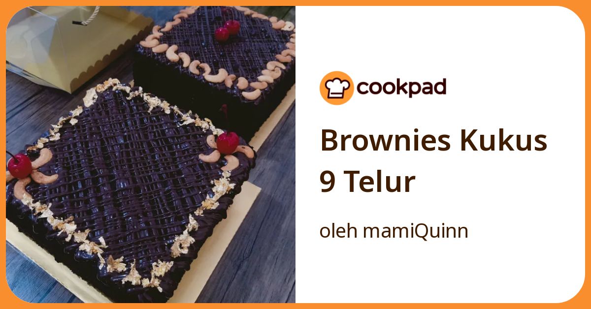 Brownies Kukus 9 Telur