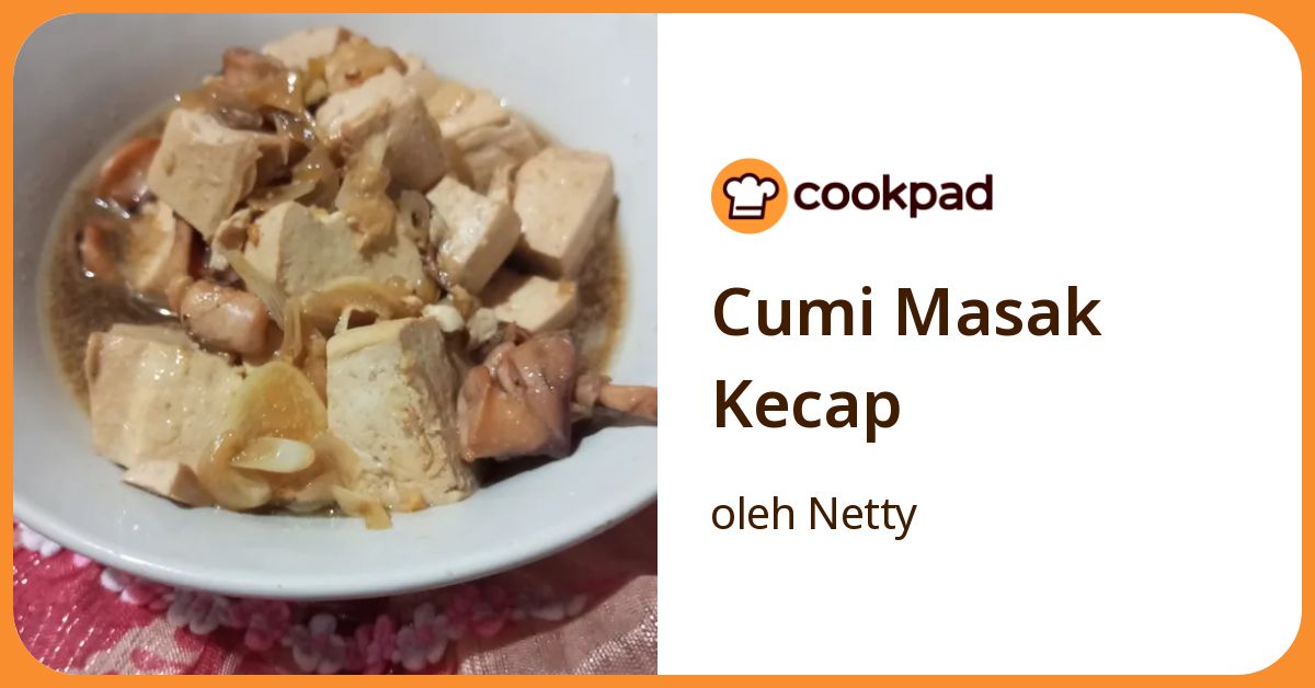 Cumi Masak Kecap