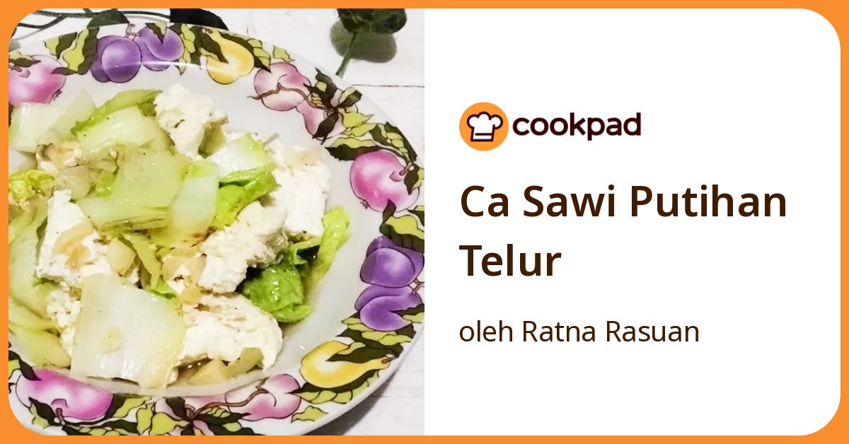 Ca Sawi Putihan Telur