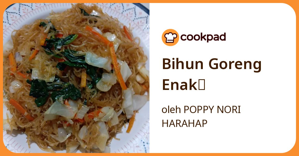 Bihun Goreng Enak🥰