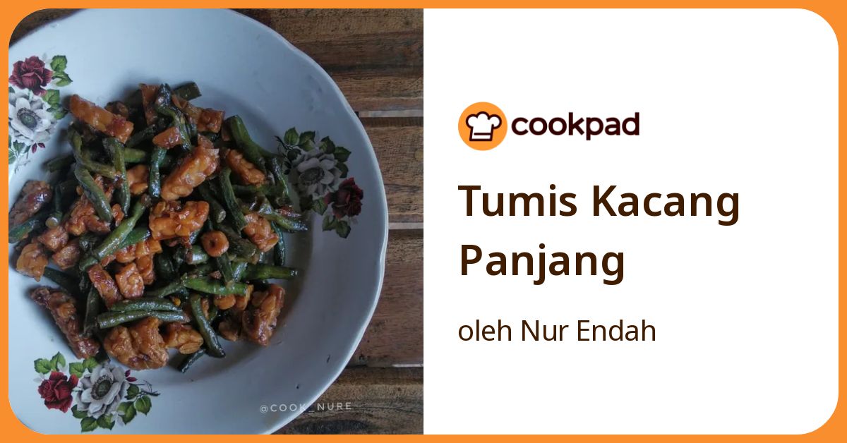 Tumis Kacang Panjang