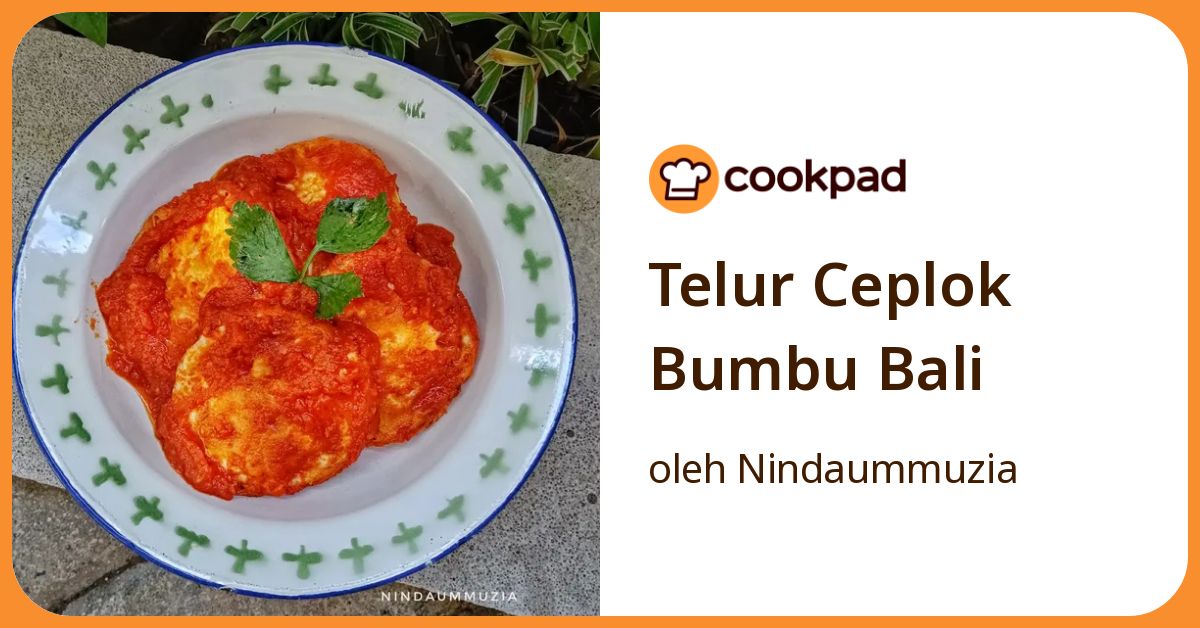 Telur Ceplok Bumbu Bali