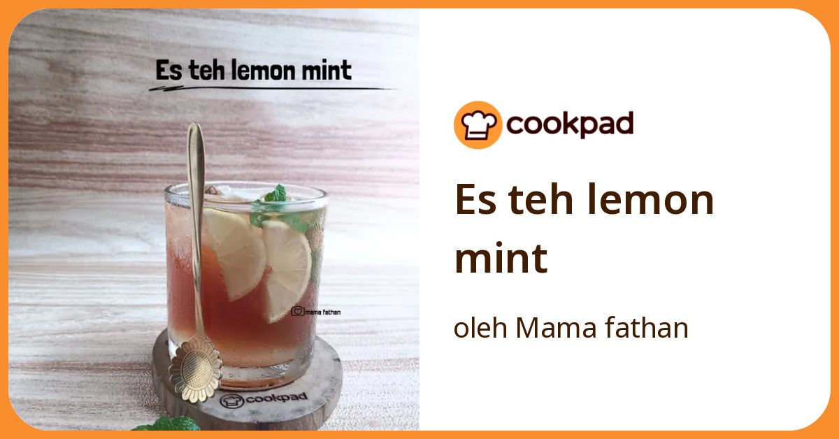 Es teh lemon mint