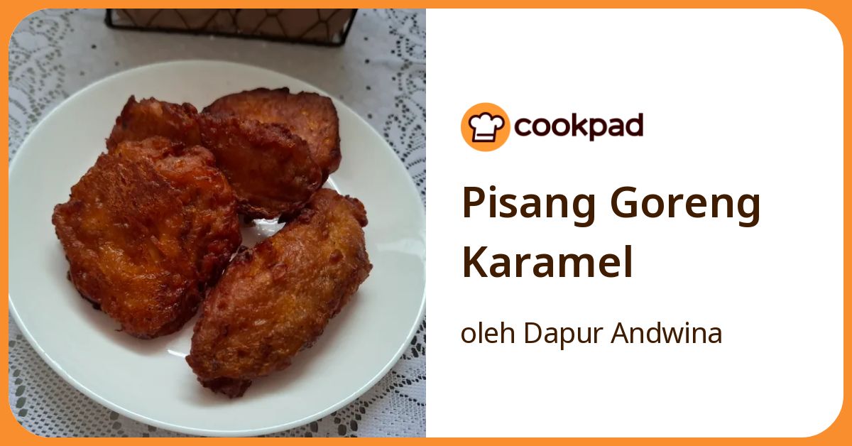Pisang Goreng Karamel