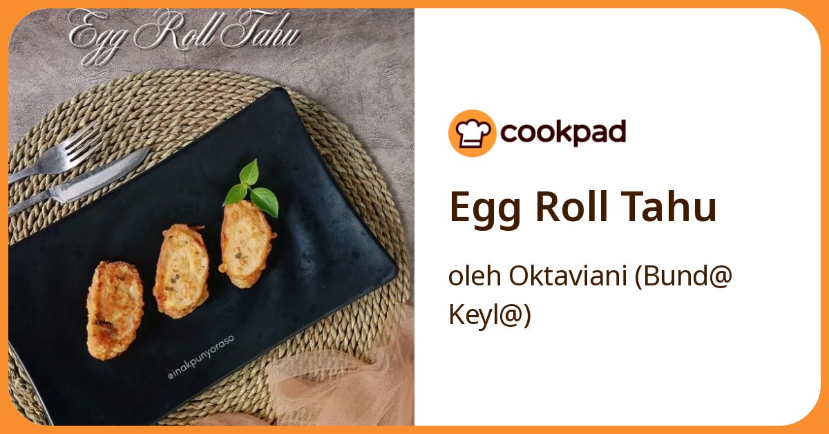 Egg Roll Tahu