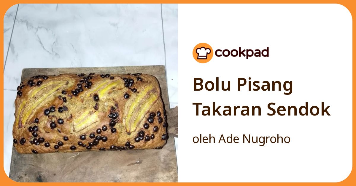 Bolu Pisang Takaran Sendok