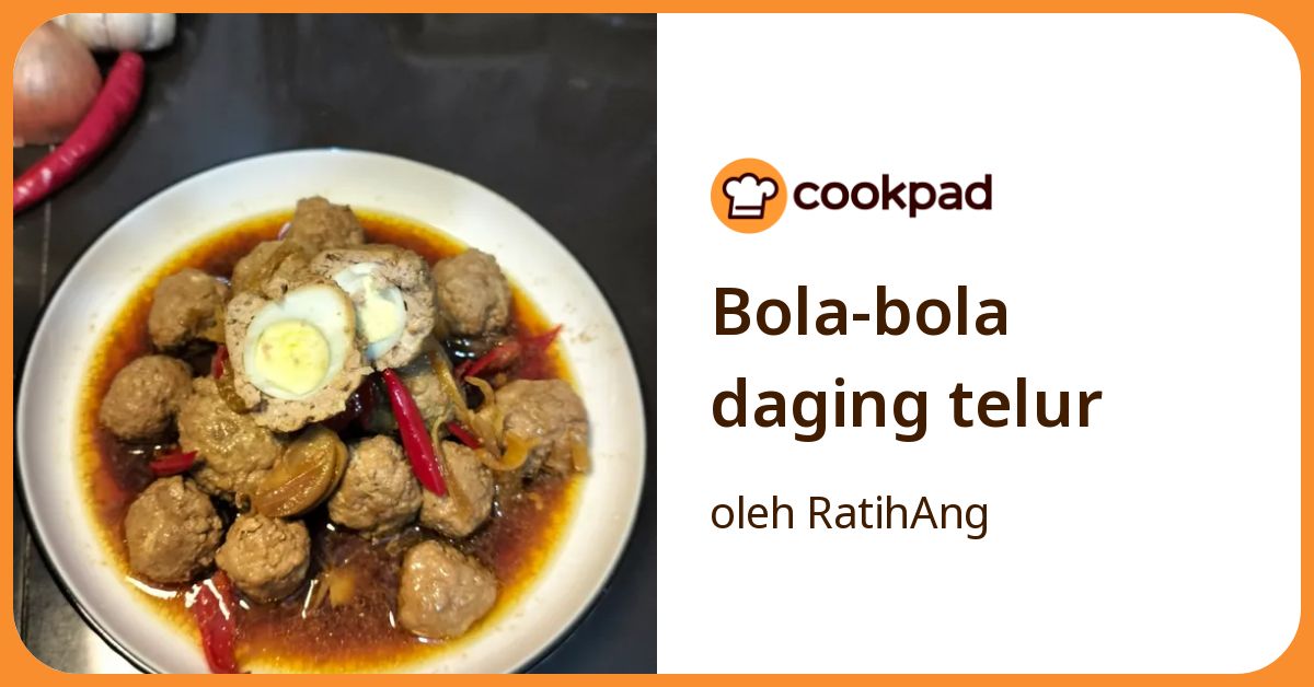 Bola-bola daging telur