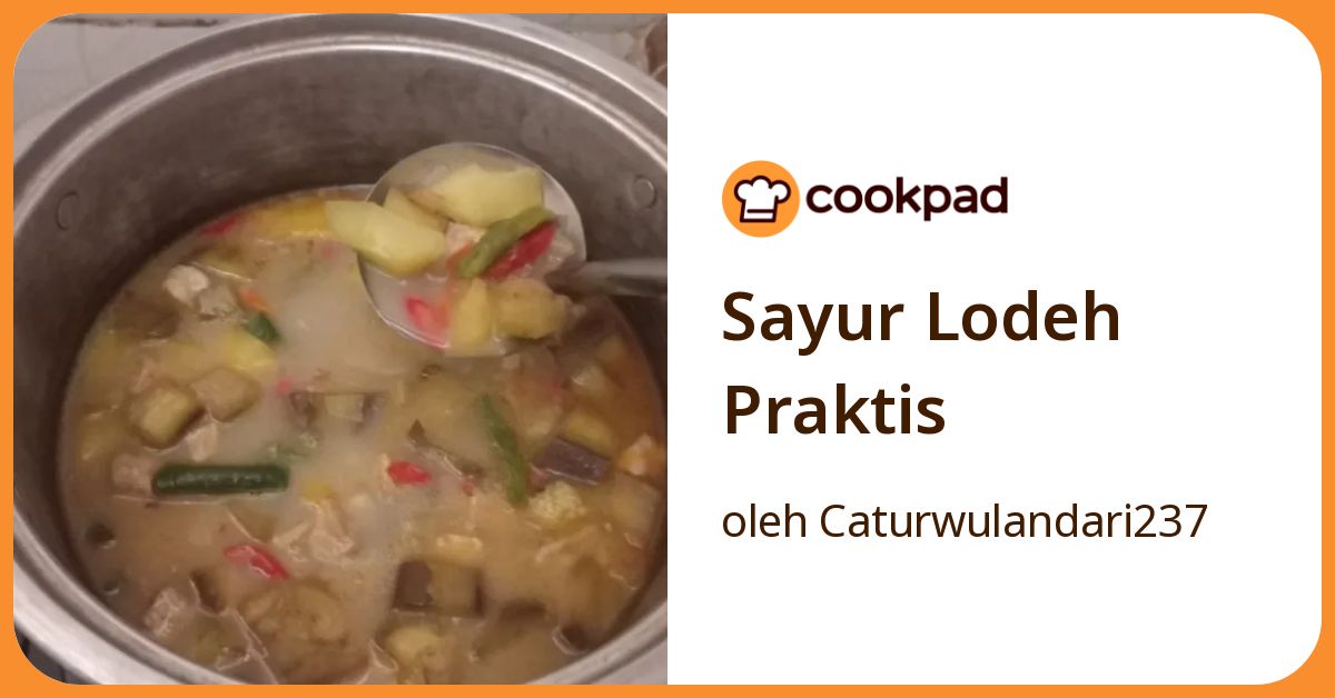 Sayur Lodeh Praktis
