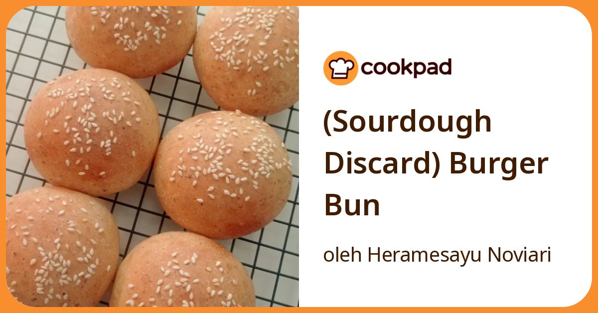 (Sourdough Discard) Burger Bun