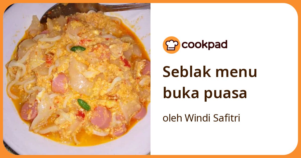 Seblak menu buka puasa