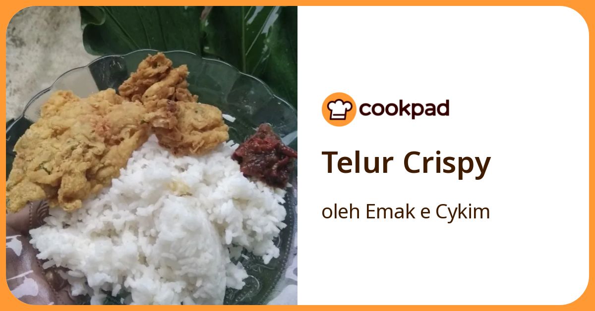 Resep Telur Crispy oleh Emak e Cykim - Cookpad