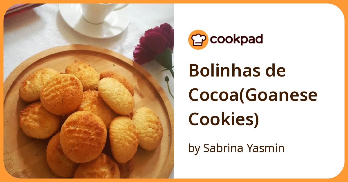 Bolinhas De Cocoa(goanese Cookies) Recipe by Sabrina Yasmin - Cookpad