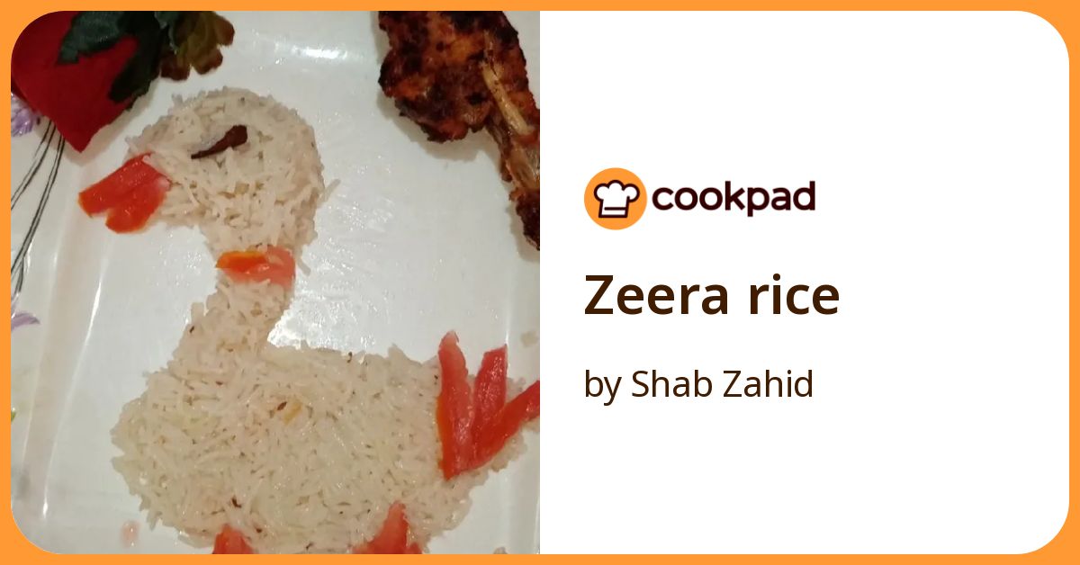 Zeera Rice Recipe by Shab Zahid - Cookpad