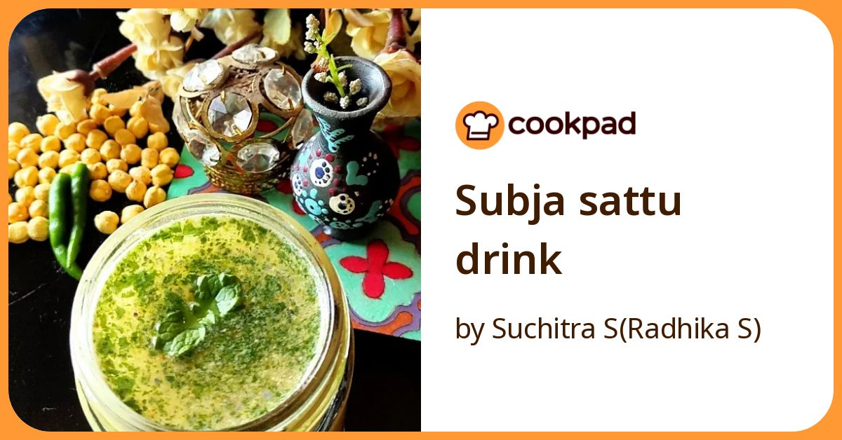 Subja Sattu Drink Recipe by Suchitra S(Radhika S) - Cookpad