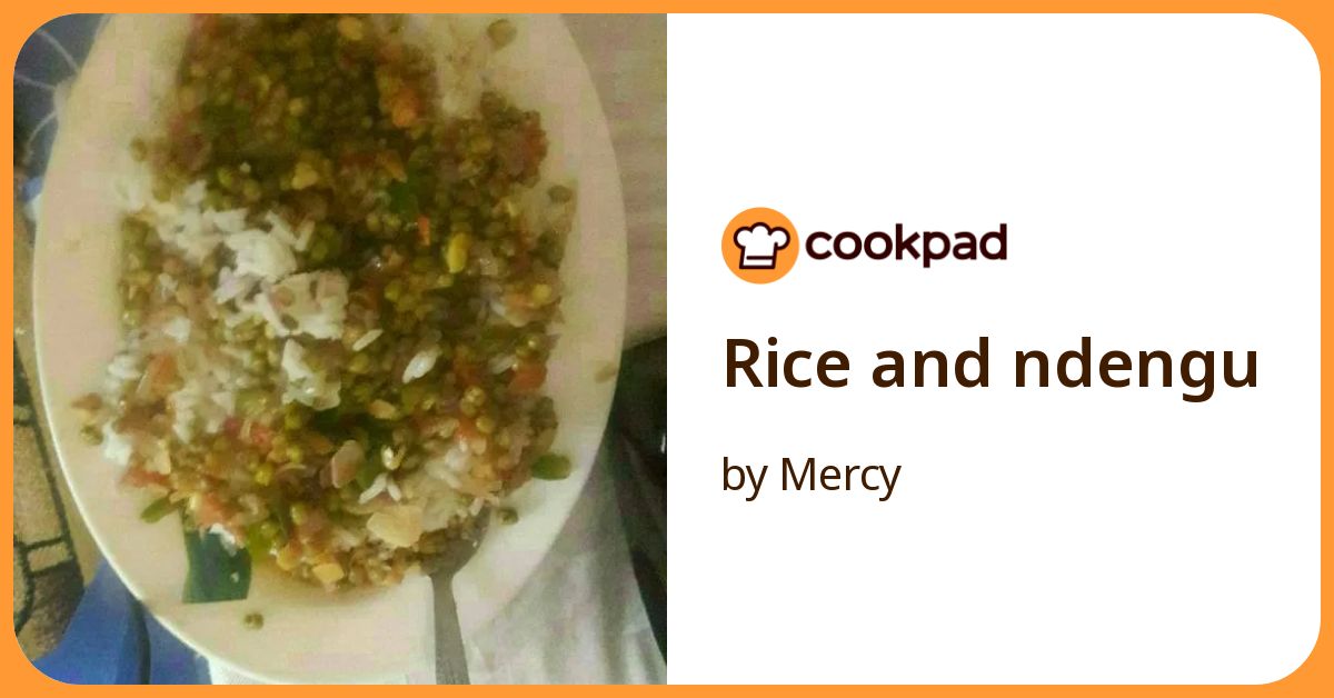 Rice And Ndengu Recipe by Mercy - Cookpad