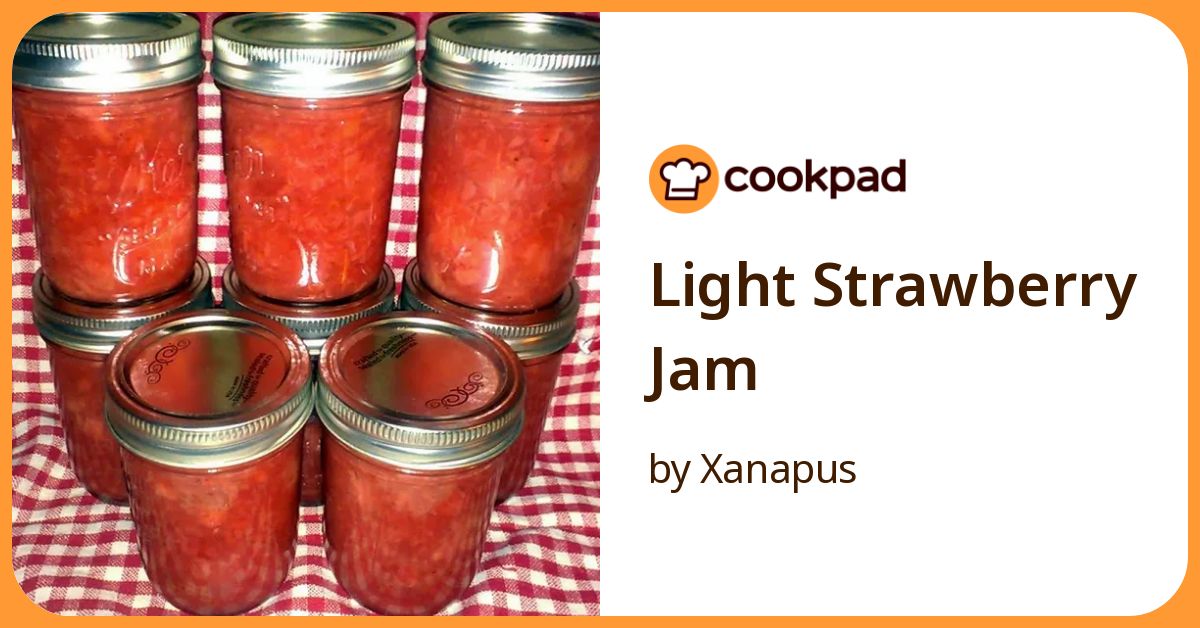 Light Strawberry Jam Recipe By Xanapus